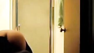Hot Girl Swings into Interracial Homemade Sex