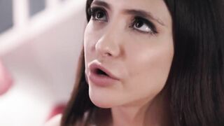 Petite hottie Jane WIlde gets creamy facial finish after hardcore fuck