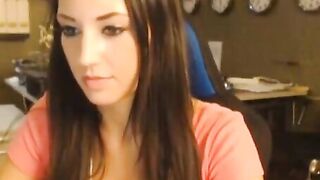 Naughty Teen Secretary on Webcam