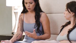Stepmom Dana Vespoli and Chloe Surreal cant stop hot forbidden sex