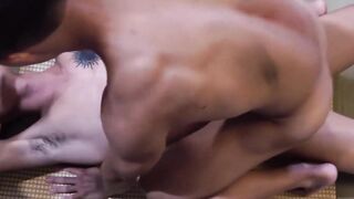Dojo master Duncan Ku fucks twinks in wild foursome