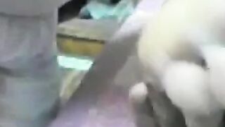 Egyptian Girl's Hot Milk Footjob