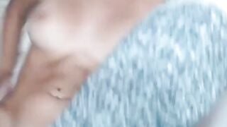 Short-Haired Pixie Babe Fingers on Webcam