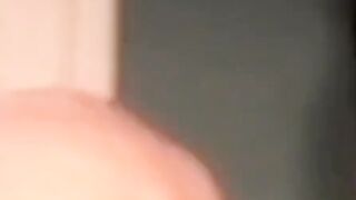 Inked amateur cums in black manâs mouth with satisfaction