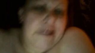 Big-tit Russian BBW Mom Plays on Skype