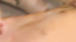 Amateur Cumshot in Nylon Lingerie