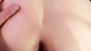 Amateur Babe with Big Ass in POV Creampie Orgasm
