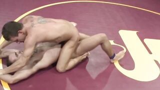 Muscle Hunk vs Beefy Wrestler Gay Sex