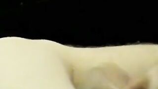 Athletic black amateur jerks BBC and cums powerful blast