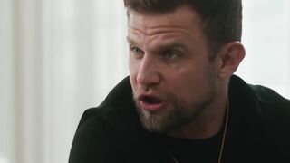 Sophia Burns mouth and pussy owned in boyfriend and coach spit roast