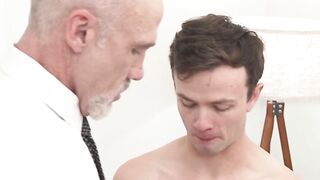 Horny DILF fuck me in the ass raw so hard