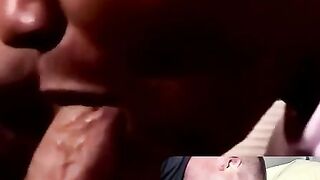 JoeSchmoeXXX.com - Black guy sucked my dick for the first time and turned me on with