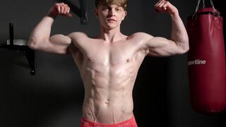 Handsome Muscular Czech Boy Shows Ripped Body & Jerks Big Dick