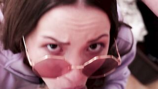 Disrespectful babe Kate Quinn disciplined by stepdads throbbing stick