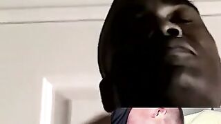 JoeSchmoeXXX.com - Anthony strokes his BBC to straight porn and blows off his loads w