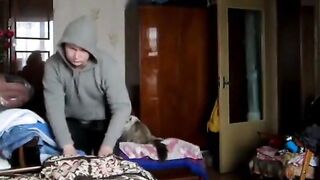Amateur Girl in Doggy-Style Position