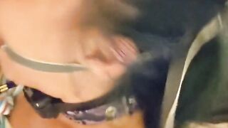 Rough Face Fuck: Deep Throat Open Gag for MILF Hoe 2