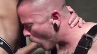 Big dicked dudes Max Cameron and Dean Brody flip fucking in missonary