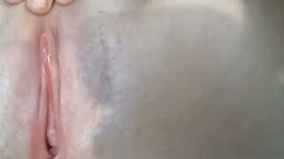 Sexy Hot Babe Fingers Her Pussy While Playing with Her Feet