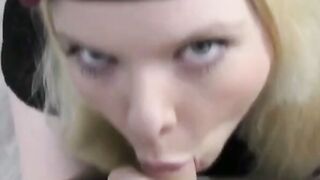 Deutsche BBW befriedigt Soldaten mit Blowjob und Creampie