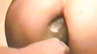 Une Courgette dans Mon Cul - Anal Orgasm