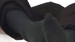 Jock Javier shows off gorgeous feet while massaging