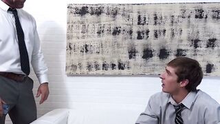 Logan N enjoys Killian Knox's excellent foot worship