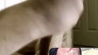 JoeSchmoeXXX.com - Spilling thick cum from my hard cock after solo masturbation with
