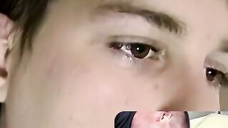 JoeSchmoeXXX.com - Spilling thick cum from my hard cock after solo masturbation with