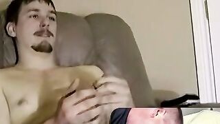 JoeSchmoeXXX.com - Spilling thick cum from my hard cock after solo masturbation with