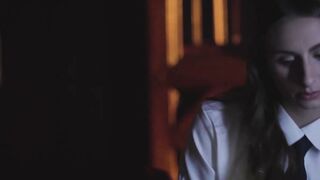 Tempted babe Penelope Kay goes to a priest to satisfy her urges