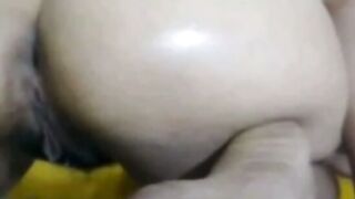 Latina Anal Toying and Squirting on Webcam
