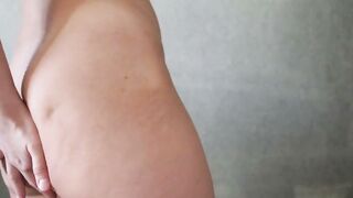 Big Ass BBW Solo Anal in a Miniskirt