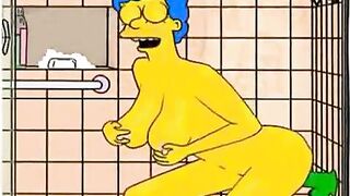 Marge Simpson mature sexwife