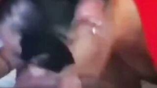 Masked MILF Gives Intense Blowjob