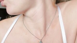 Blonde Solo Webcam Girl in Public BDSM Fingering Hoe 2