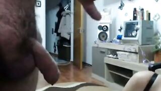 Webcam Girl Gives a Slow and Sensual Blowjob to Flaccid Penis
