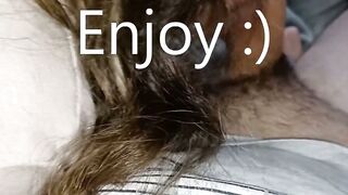 Accidental Huge Cumshot in Blonde Babe's Mouth