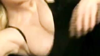 Blonde with Big Tits on Webcam