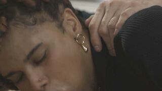 Nailing my hot new TS Ebony neighbor in the ass