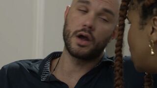Nailing my hot new TS Ebony neighbor in the ass