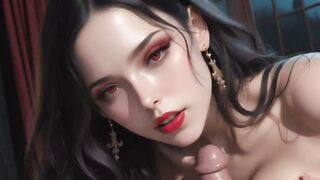 Wild Fangs & Wilder Facial: Vampire Girl Wrecked by Throbbing 3D Cock ◇ HQ Animation