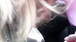 Milf fucks gear stick: hardcore BDSM solo webcam session