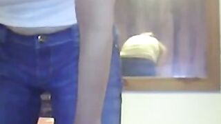 Moist MILF Pleasures Herself on Webcam
