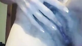 Moist MILF Pleasures Herself on Webcam