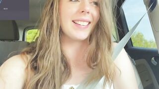 Lush Babe Has Orgasms Galore with Sex Toys in Drive-Thru
