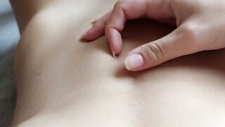 Playing with my Belly Button - Navel Fetish Solo
