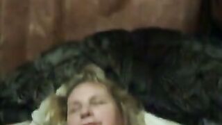 Russian BBW Amateur Plays with Big Tits