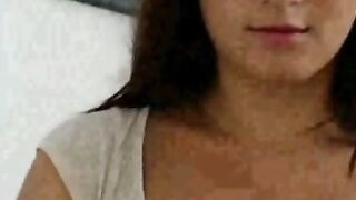 Montenegrin Girl Teasing on Webcam