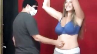 Blonde Amateur With Big Natural Tits Loves Tickling
